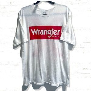Lil Nas X Wrangler Men’s White T Shirt Size Large